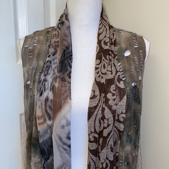 Alberto Makali Open Long Asymmetrical Vest NWT - Picture 3 of 16